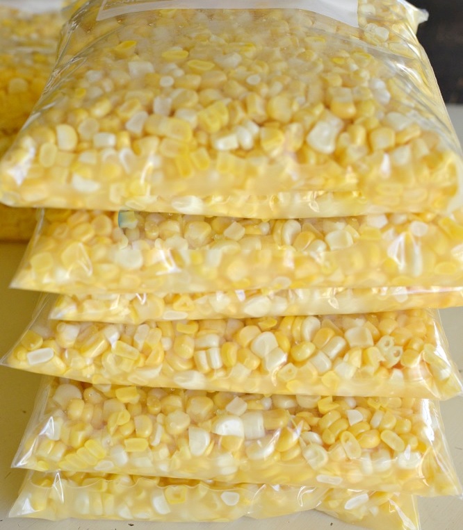 Automatic Line Processing Sweet Corn Maize Peeling Washing Blanching Dewatering